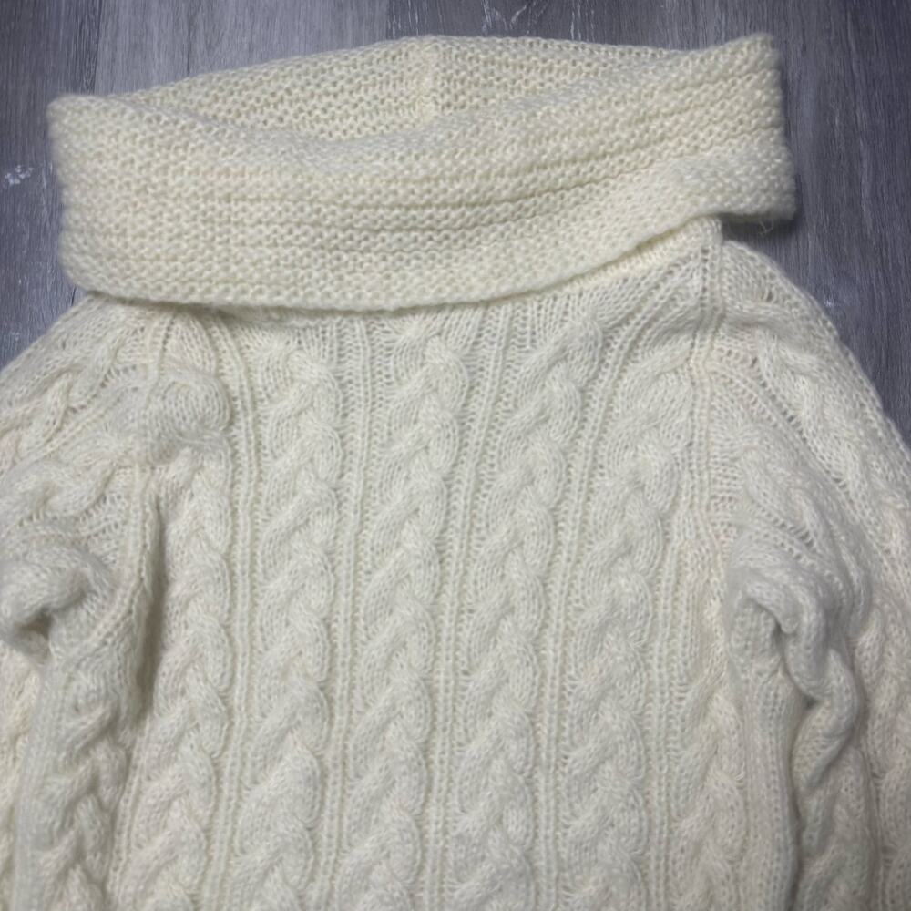 Wooden Ships Cream Cowl Neck Knit Sweater - Picture 2 of 5